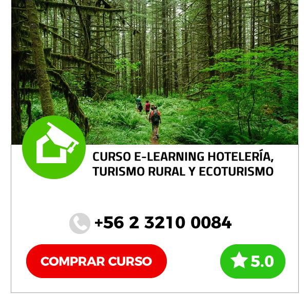 Curso E-learning de Hotelería, Turismo Rural y Ecoturismo